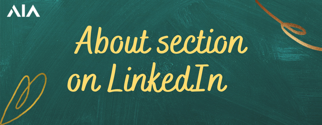 About section on LinkedIn